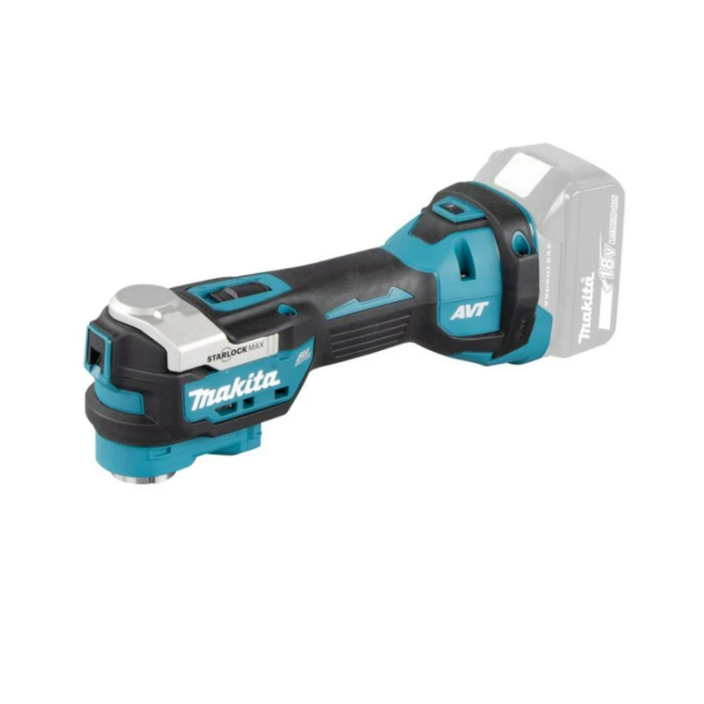 Makita DTM51Z 18V LXT Multi-Tool – Tool-Free Blade Change with 2× BL1850B 5.0Ah Batteries