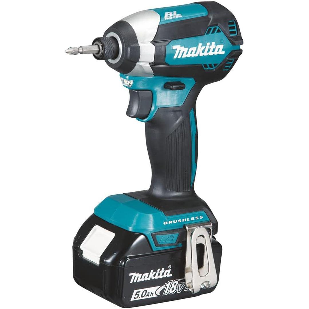 Makita DTD153RTJ 18V LXT Brushless Impact Driver Kit – Twin Batteries & Rapid Charger with Makpac Case