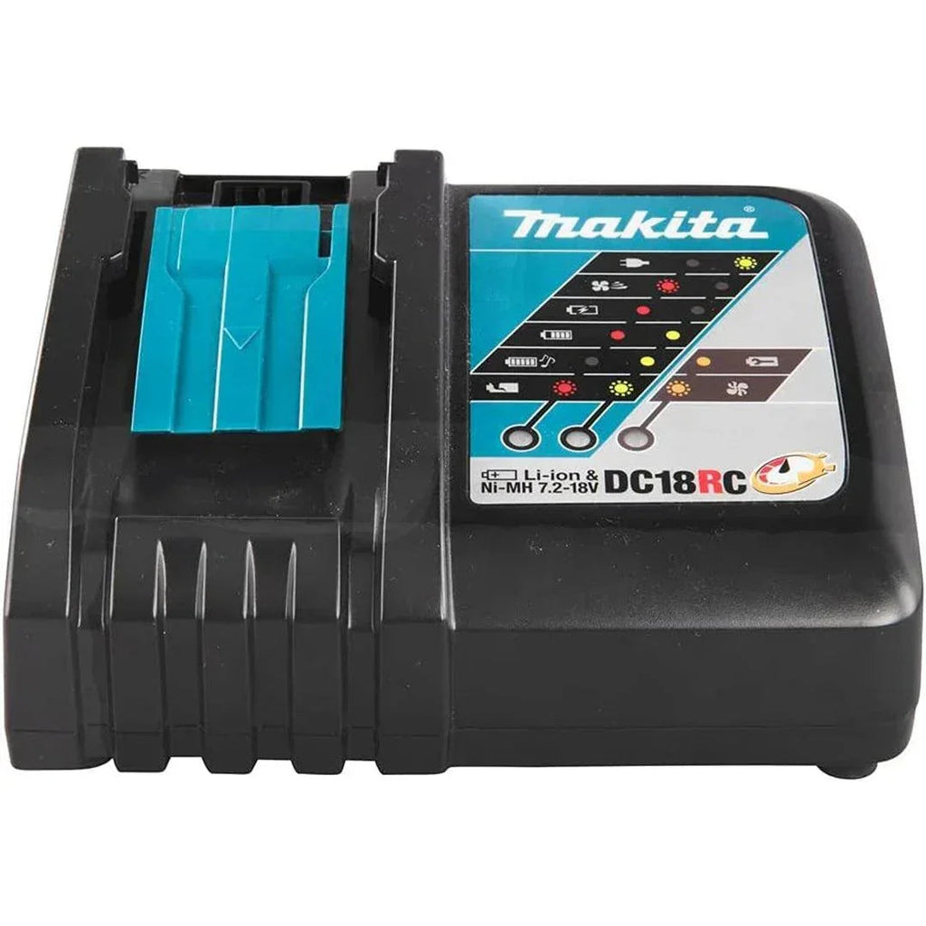 Makita BL1850B 18V LXT 5.0Ah Twin Battery & DC18RC Rapid Charger Kit with Makpac Case