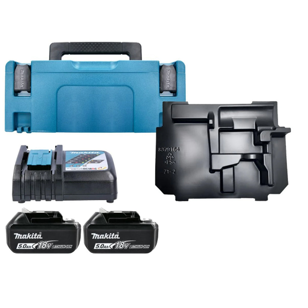 Makita DTD153RTJ 18V LXT Brushless Impact Driver Kit – Twin Batteries & Rapid Charger with Makpac Case